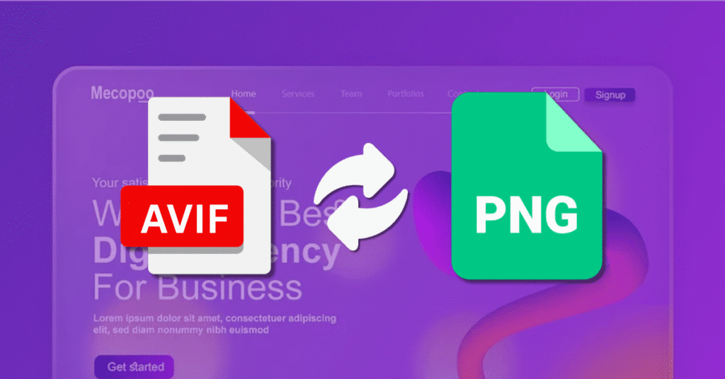 AVIF zu PNG Konvertieren: Kostenlos AVIF to PNG Umwandeln